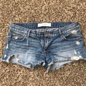 Abercrombie and Fitch Denim Cut Offs